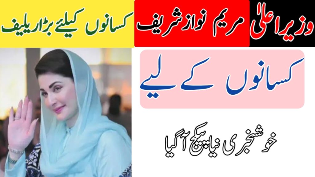 CM Punjab Announces, Major Relief,for Farmer